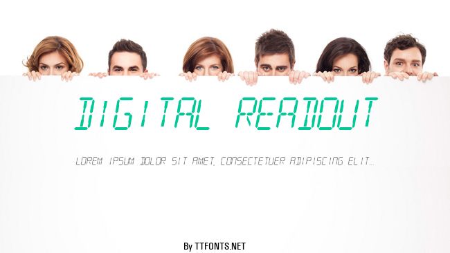 Digital Readout example